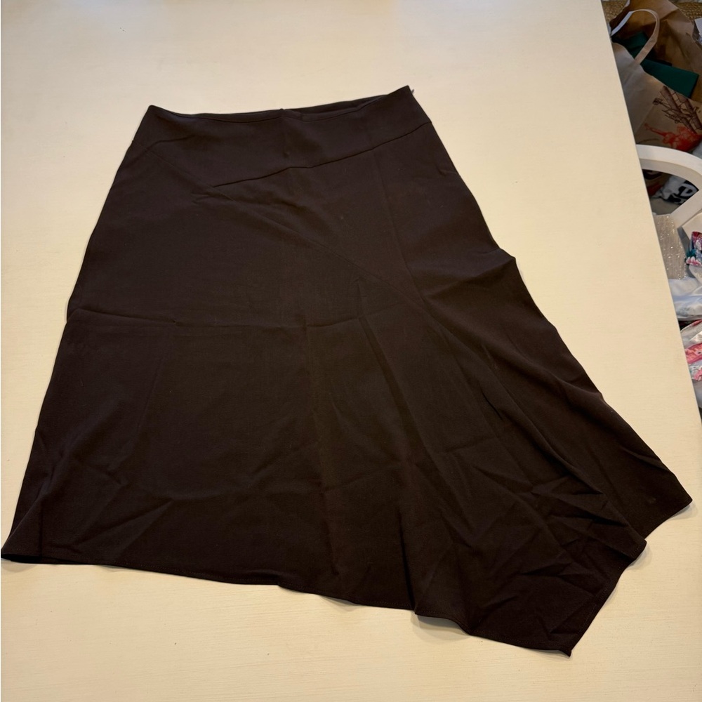NYC Asymmetrical Brown Skirt